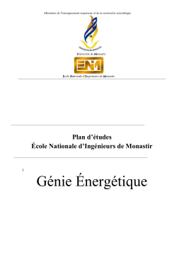 G&eacute;nie &Eacute;nerg&eacute;tique