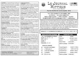 pmu du mardi 25 octobre 2016