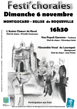 Toulouse Chef de ch&oelig;ur : V&eacute;ronique Janin