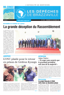 La grande d&eacute;ception du Rassemblement