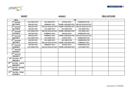 2016/2017 dates 1&egrave;re journ&eacute;e 09/11/2016 2&egrave;me journ&eacute;e 23/11