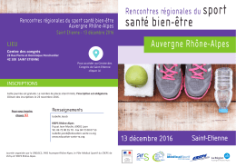 programme rencontres régionales SSBE décembre 2016