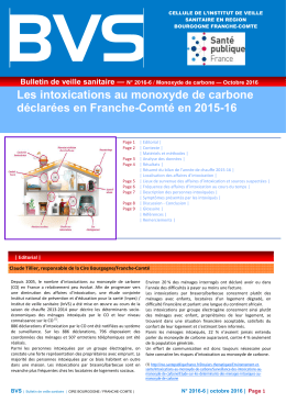 Octobre 2016 - InVS - Sant&eacute; publique France
