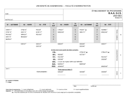 Automne - Universit&eacute; de Sherbrooke