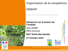 D&eacute;marche en cours : bassin de l`Andelle - DRIEE Ile-de