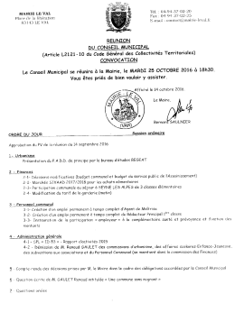 25/10/16 - Commune de Le Val