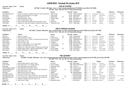 3 Liste de partants - Starterliste