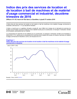 - Statistique Canada