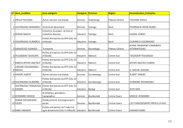 liste candidats délégués régionaux