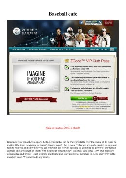 Baseball cafe - WordPress.com