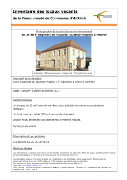 Fiche35 - La communaut&eacute; de communes d`Altkirch