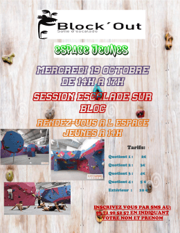 Sale event flyer - L`Espace Jeunes