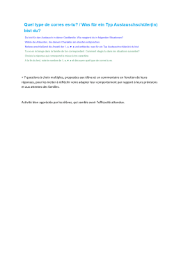 + 7 questions à choix multiples, proposées aux - dfjw in