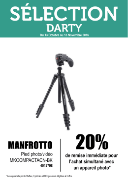 de remise imm&eacute;diate pour l`achat simultan&eacute; avec un appareil photo