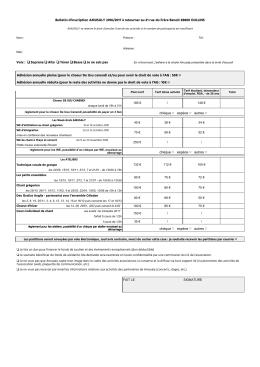 Voix : Soprane Alto Ténor Basse Je ne sais pas Bulletin d