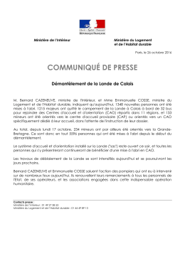 D&eacute;mant&egrave;lement de la Lande de Calais