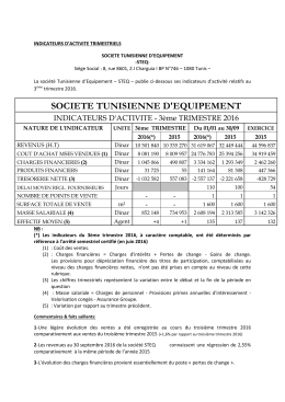 societe tunisienne d`equipement