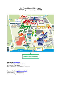 Amphith&eacute;&acirc;tre Larrey - ORU Pays de la Loire