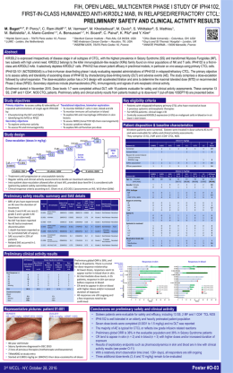The associated poster is displayed during the entire