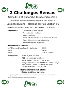 2 Challenges Sensas