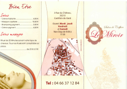 Page 1 faza - Cr&egrave;me trditante .................................. 4,50 &euro;