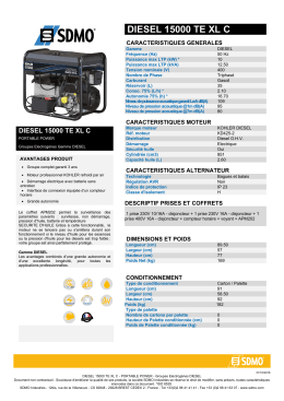 DIESEL 15000 TE XL C