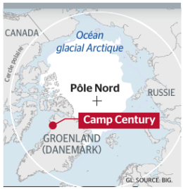 Pôle Nord Océan glacial Arctique Camp Century