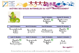 go&ucirc;ters r&eacute;cr&eacute;atifs de decembre