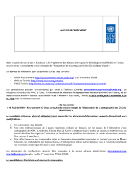 Annonce recrutement de deux consultants seniors charg&eacute;s