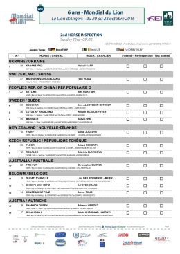 6 ans Mondial 2016 Inspection 2