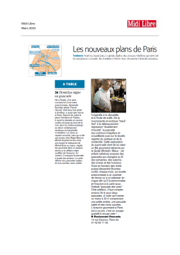 Midi Libre Mars 2015