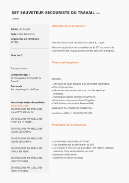Télécharger le programme