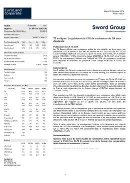 Sword Group - EuroLand Corporate