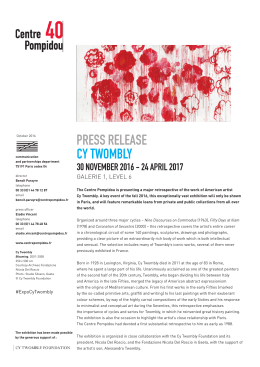 press release cy twombly 28.10.2016