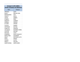 Nom Prénom Groupe U-12M (2005) Invité 2e