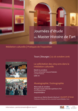 PDF - 124 Ko - Universit&eacute; Fran&ccedil;ois Rabelais