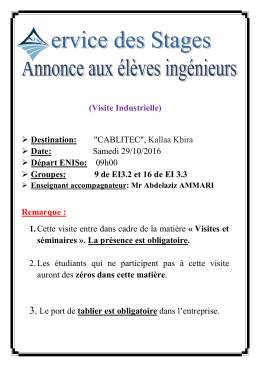 en savoir plus - Ecole Nationale d`Ingénieurs de Sousse
