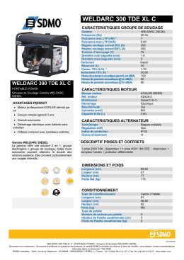 WELDARC 300 TDE XL C