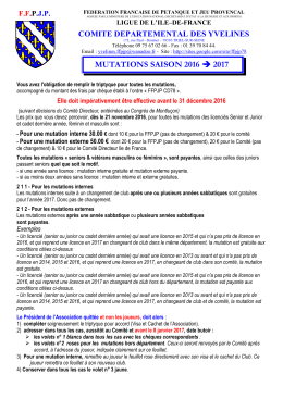 Doc Mutations 2016-2017