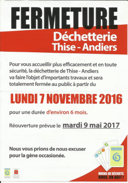 D&eacute;chetterie les Andiers