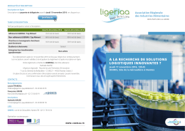 a la recherche de solutions logistiques innovantes