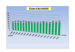 Page 1 Clubs CALVADOS calvados années