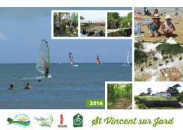 Brochure touristique 2016 - Office de Tourisme de Saint Vincent sur