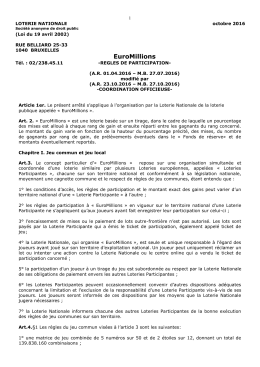 LOTERIE NATIONALE