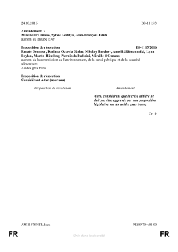 24.10.2016 B8-1115/3 Amendement 3 Mireille D`Ornano, Sylvie