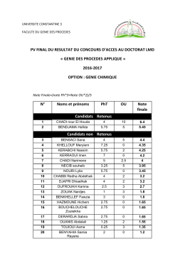 2016-2017 option - Universit&eacute; Constantine 3