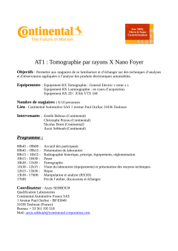 AT1 : Tomographie par rayons X Nano Foyer