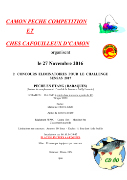 camon peche competition et ches cafouilleux d`camon