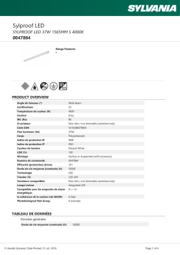 SYLPROOF LED 37W 1565MM S 4000K