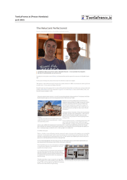 TootLaFrance.ie (Presse irlandaise) avril 2015